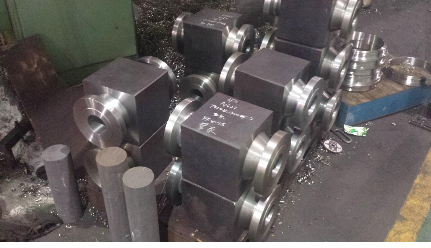 Forged valve bodies in the machine shop