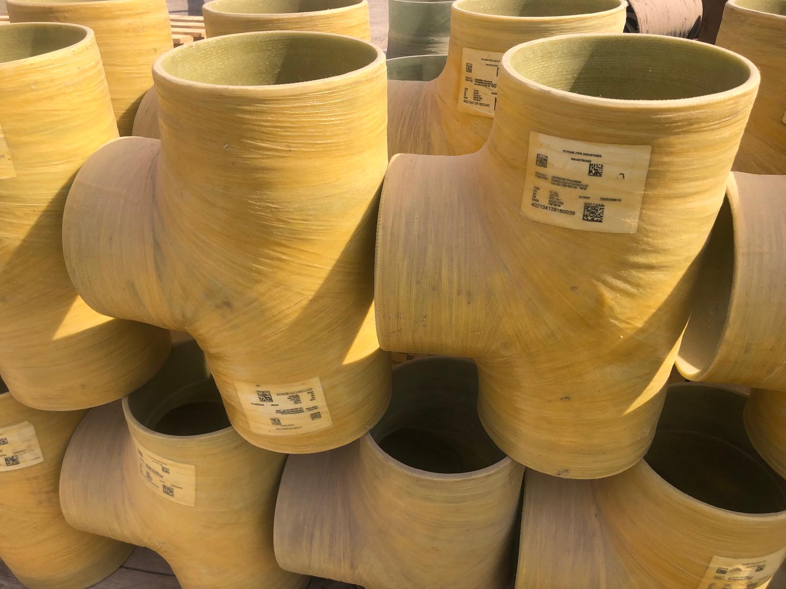 GRP pipe fittings